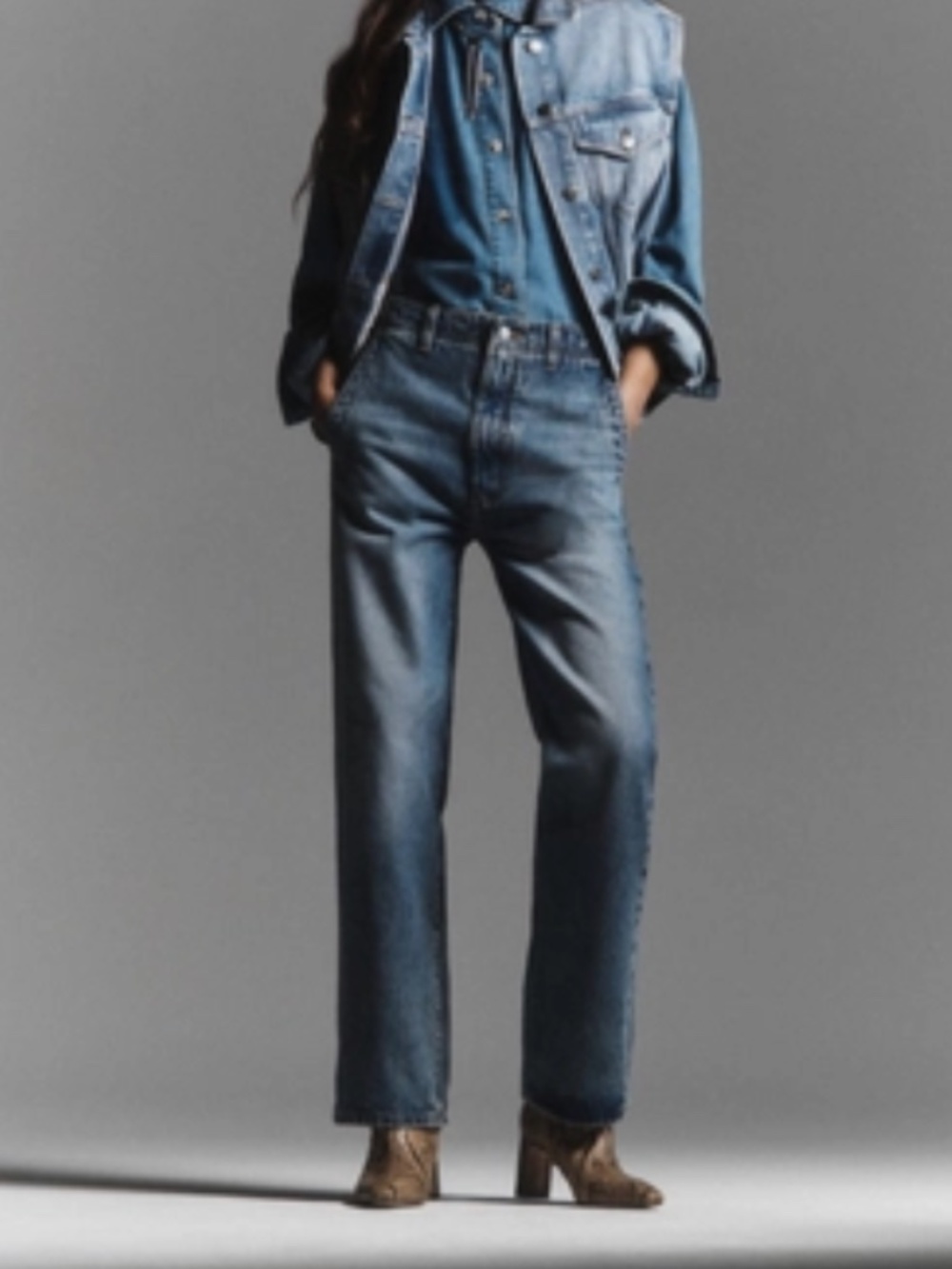 PILCRO Lonnie Cuffed High Rise Crop Jeans